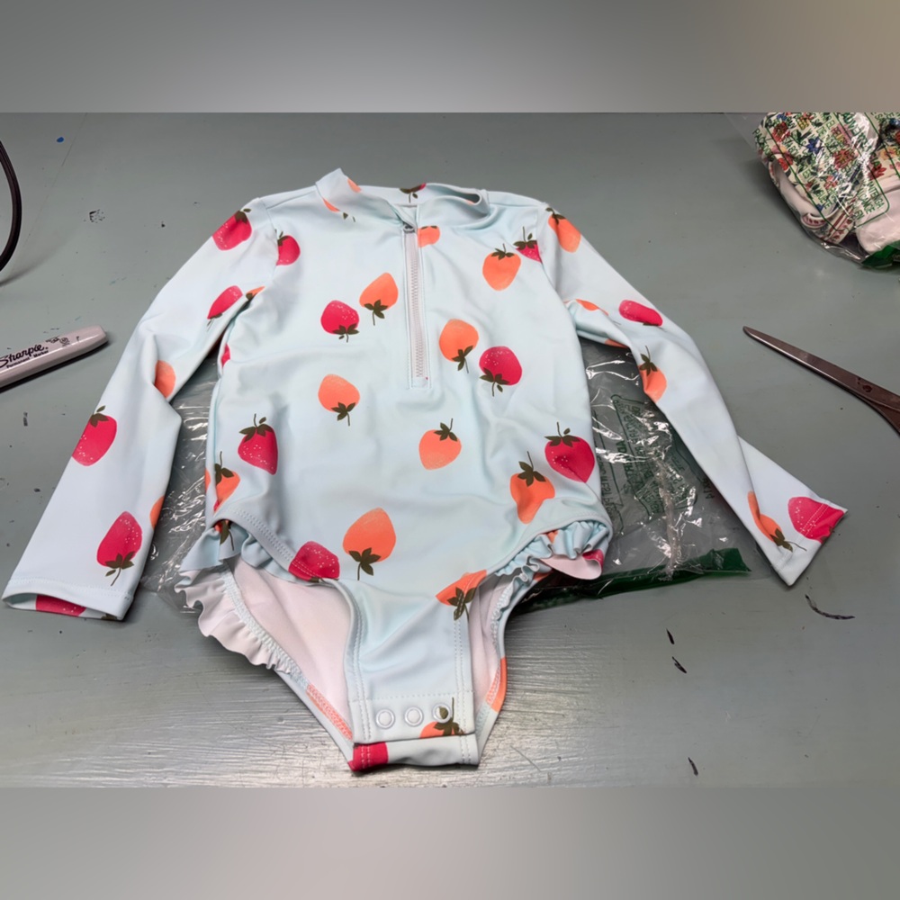 Fruit Print 3T Swim One Piece simple joys by Carter